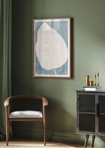Calm Botanical Leaf | Poster - Room Interior 2