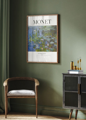 Water Lilies 1915 | Poster - Room Interior 2