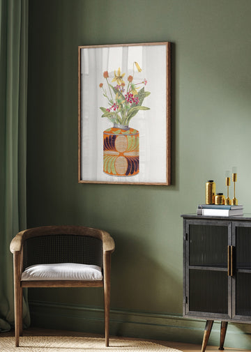 Charming Wildflower Bouquet | Poster - Room Interior 2