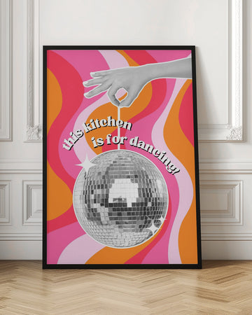 Disco Kitchen Vibes | Poster - Room Interior 1
