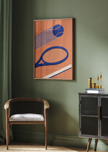Tennis 80s | Poster - Room Interior 2