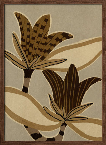 Delicate Bloom 12 | Poster - Walnut Frame Interior
