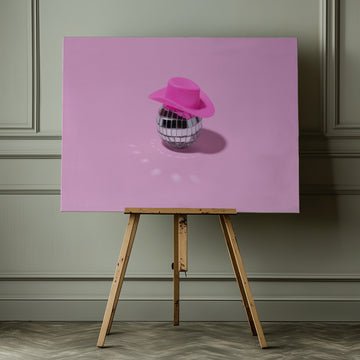 Pink Disco Hat | Canvas - Room Interior 1