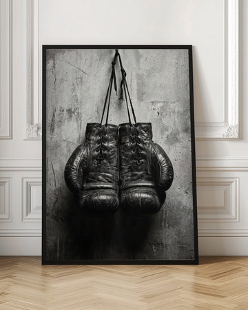 Vintage Boxing Gloves | Poster - Room Interior 1