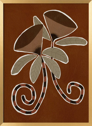 Delicate Bloom 3 | Poster - Gold Frame Interior