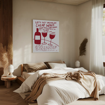 Cheap Wine | Canvas - Room Interior 2