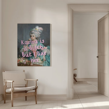 Karma Is A Bitch | Canvas - Room Interior 1