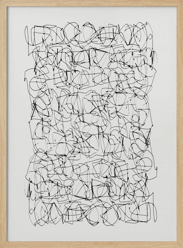 Circuitry | Poster - Wood Frame Interior