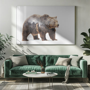 Forest Bear Spirit | Poster - Room Interior 1