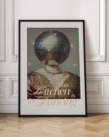 Glamorous Kitchen Dancing | Poster - Room Interior 1