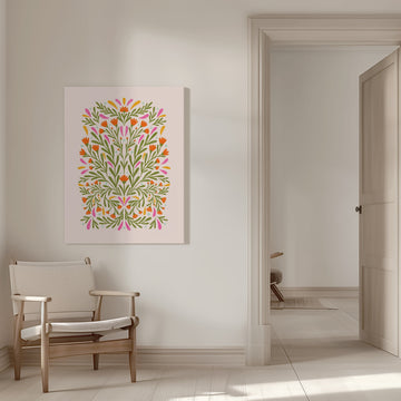 Cheerful Botanical Design | Canvas - Room Interior 1