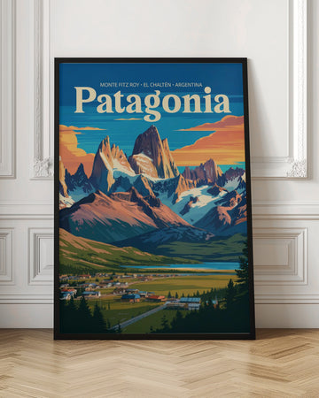 El Chaltén Valley Glow | Poster - Room Interior 1