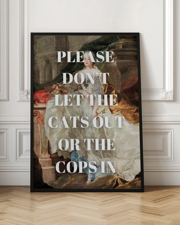 Regal Lady Funny Message | Poster - Room Interior 1