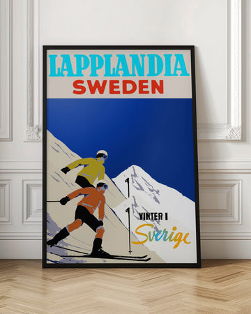 Retro Ski Adventure | Poster - Room Interior 1