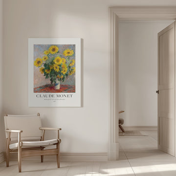 Bouquet Of Sunflowers | Canvas - Room Interior 1