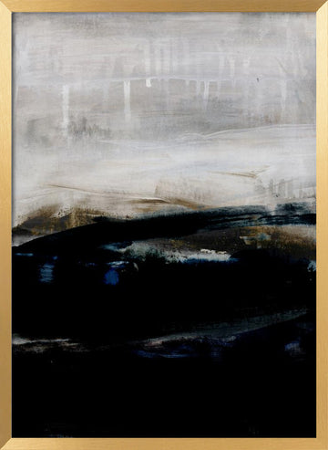 Watercolors 39x | Poster - Gold Frame Interior