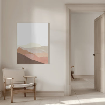 Soft Desert Layers | Canvas - Room Interior 1