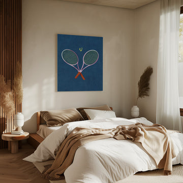 Tennis Love Match | Canvas - Room Interior 2