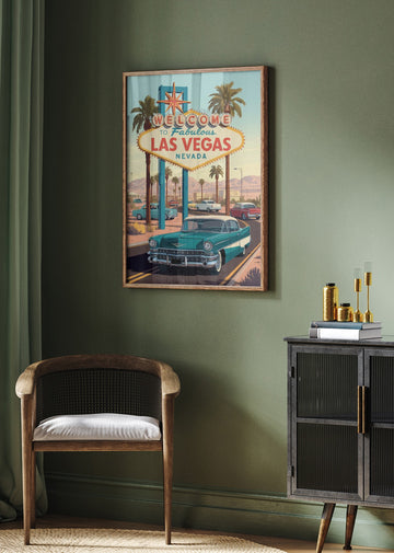 Iconic Las Vegas Welcome | Poster - Room Interior 2