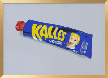 Classic Swedish Spread Tube | Poster - Gold Frame Interior