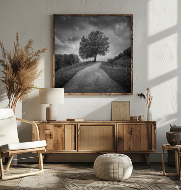 Winding Path Lone Tree | Poster - Room Interior 2