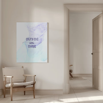 Dreamy Little Things Quote | Canvas - Room Interior 1