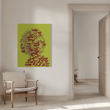 Marilyn Monroe Butterflies | Canvas - Room Interior 1