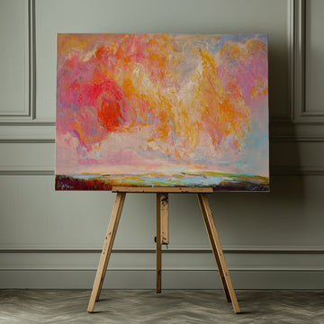 Fiery Skyscape | Canvas - Room Interior 1