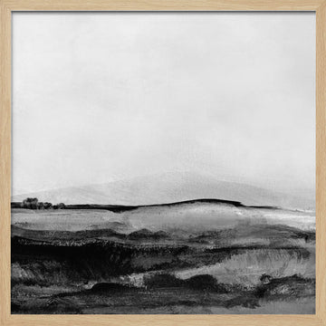 Mono Landscape No1 | Poster - Wood Frame Interior