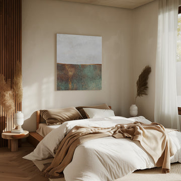 Golden Patina Horizon | Canvas - Room Interior 2