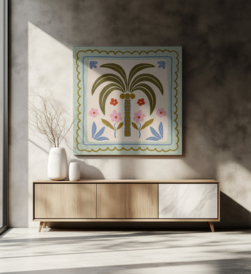 Tropical Palm Garden | Canvas - Room Interior 2