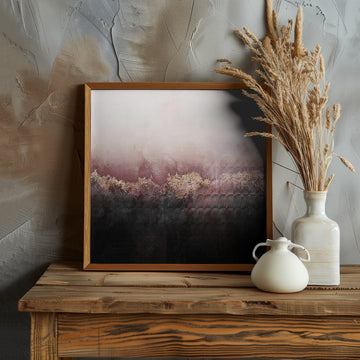 Golden Forest Mist | Poster - Room Interior 1