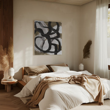 Abstract Brush Strokes 127X | Canvas - Room Interior 2