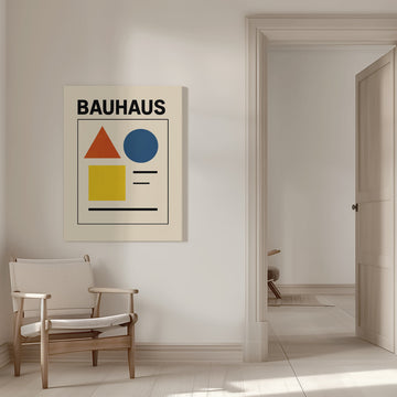 Bauhaus Geometric Shapes | Canvas - Room Interior 1