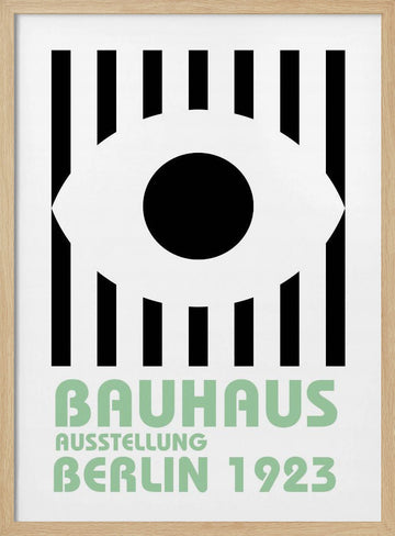 Bauhaus Eye | Poster - Wood Frame Interior