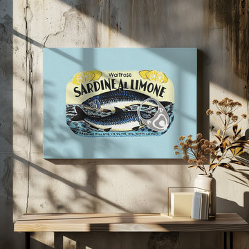 Lemon Sardine Can | Canvas - Room Interior 2