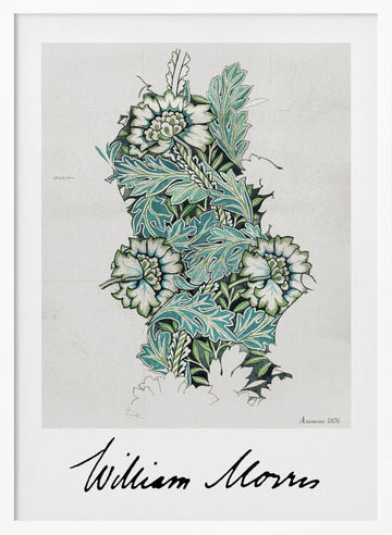 Anemone | Poster - White Frame Interior