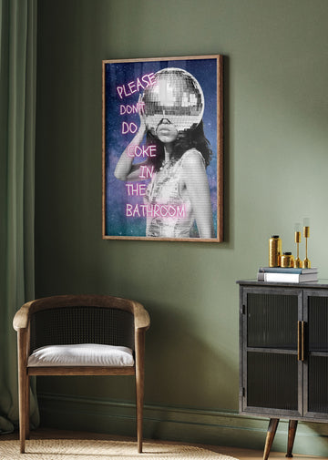 Mirror Head Party Scene | Poster - Room Interior 2