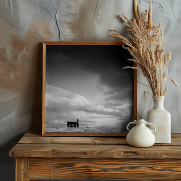 Black Church Under Dark Sky | Poster - Room Interior 1