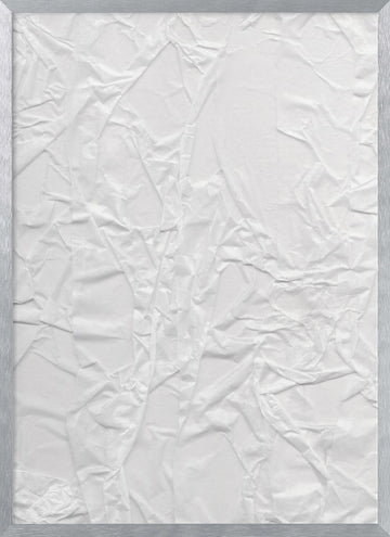 Crinkled Whispers | Poster - Silver Frame Interior