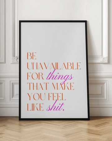 Empowering Self-Care Quote | Poster - Room Interior 1