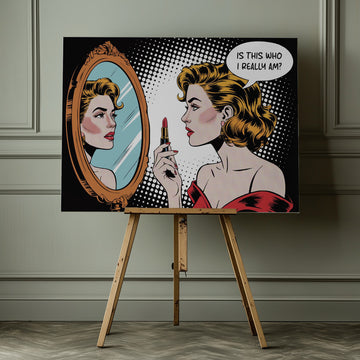 Pop Art Identity Reflection | Canvas - Room Interior 1