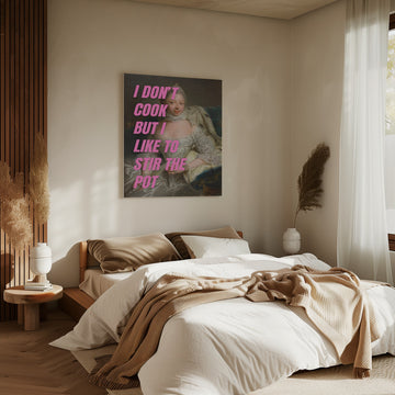 Sassy Queen Statement | Canvas - Room Interior 2