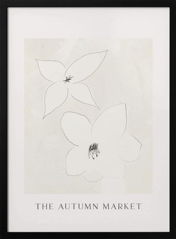 Delicate Blossoms | Poster - Black Frame Interior