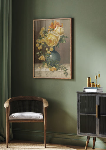 Marchal Niel Roses | Poster - Room Interior 2