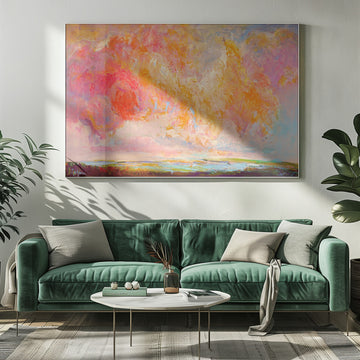Fiery Skyscape | Poster - Room Interior 1