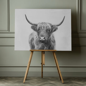 Highland Bull | Canvas - Room Interior 1