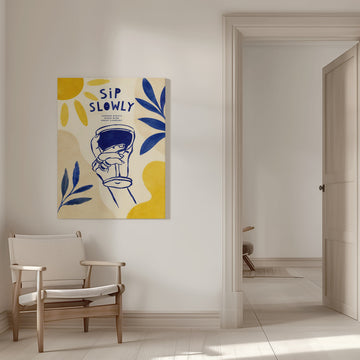 Sip Slowly Summer | Canvas - Room Interior 1