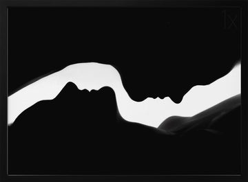 Loving Connection | Poster - Black Metal Frame Interior