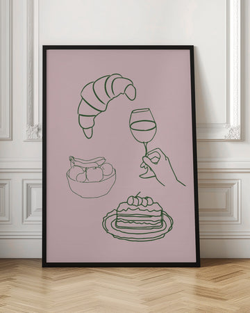 Delightful Indulgence | Poster - Room Interior 1